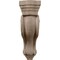 Ekena Millwork 3 7/8"W x 8"D x 13"H Los Angeles Hollow Back Corbel, Walnut COR03X08X13HAWA - alternate 3